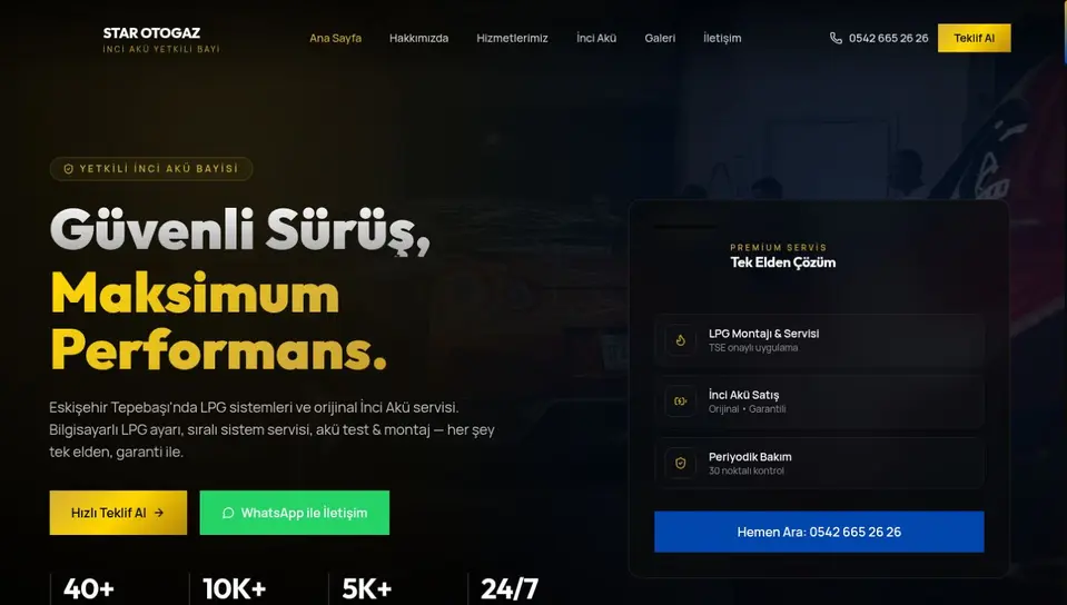 Eskişehir Akü Değişim kurumsal web sitesi